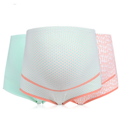 南极人孕妇内裤纯棉托腹可调节高腰大码怀孕期