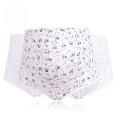南极人孕妇内裤纯棉托腹可调节高腰大码怀孕期