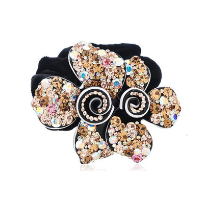 TAOYEE 发饰头花水钻发圈发绳扎马尾皮筋盘