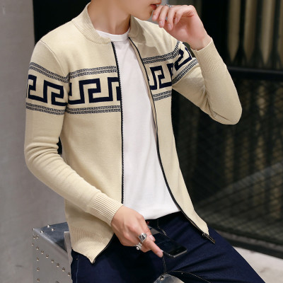 RENATO男装开衫毛衣男士秋季薄款外套韩版