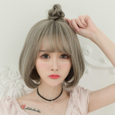 小苏妞假发 韩国空气刘海假发女短发bobo梨花