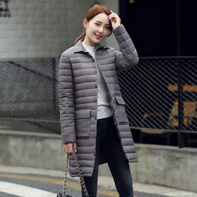 沙漏的舞蹈 冬季新款棉服韩版小立领修身中长