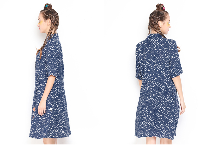 木果果木 波西米亚连衣长裙小清新学生少女碎