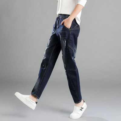 艾格米萱女裤欧洲站2016秋季新款宽松大码哈