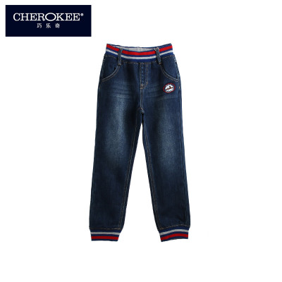 CHEROKEE\/巧乐奇牛仔裤16冬新款男童罗纹收