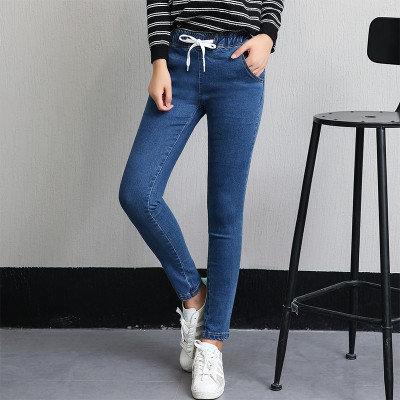 町格 2016秋季新款牛仔裤女小脚裤宽松显瘦系