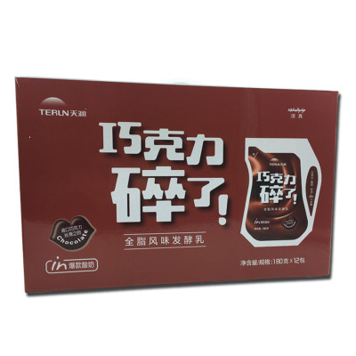 七果果 新疆天润巧克力碎了180gX12袋 浓缩酸