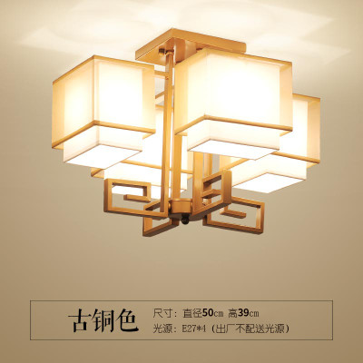 新中式吸顶灯吊灯长方形led中式灯具现代简约