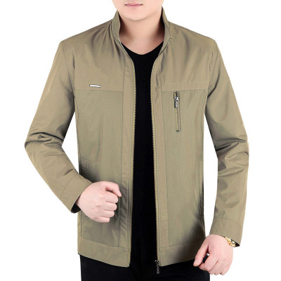 奥拼中年夹克2017新款40岁男装秋冬季外套加