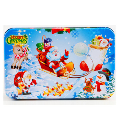 小皇帝 60片铁盒装木质木制卡通拼图版儿童早