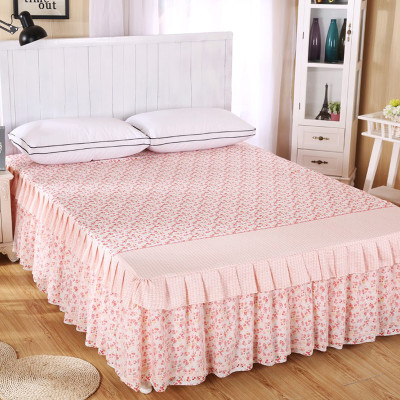 馨雅丽 韩式蕾丝床罩床裙单件磨毛1.5米 1.8米