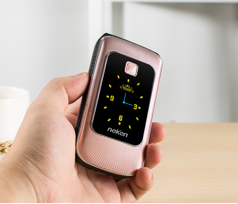 soyes en6国产时尚翻盖按键手机 大字大声男女款移动联通学生老人商务