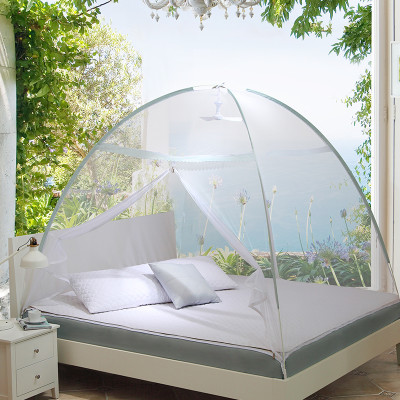 南极人蒙古包蚊帐免安装支架学生单双人蚊帐多