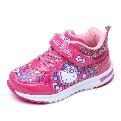 hellokitty女童鞋儿童运动鞋冬季新款女童棉鞋小