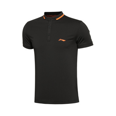 李宁2016新款男子羽毛球速干短袖POLO衫羽毛