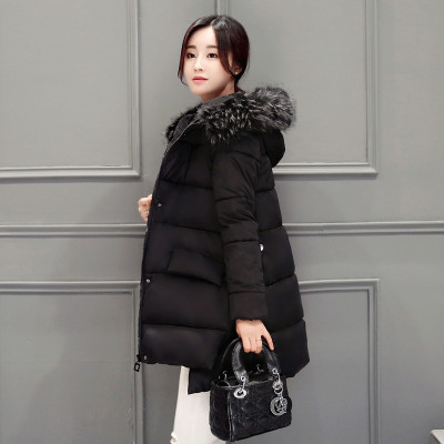 韩吉美尔2016韩版加厚加大码女装中长羽绒棉