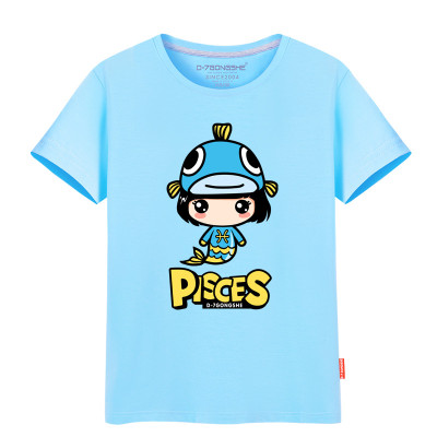 第七公社 qlz情侣装夏装 2016新款韩版卡通双鱼