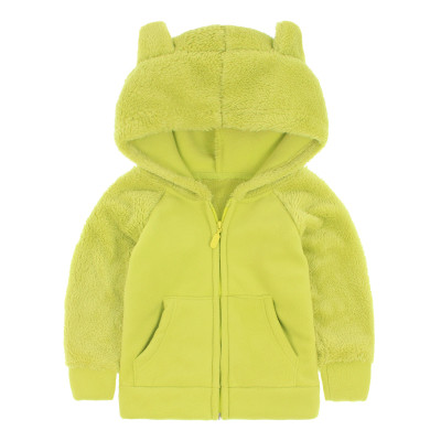 北极绒2017童装男童外套儿童秋款抓绒衫中大