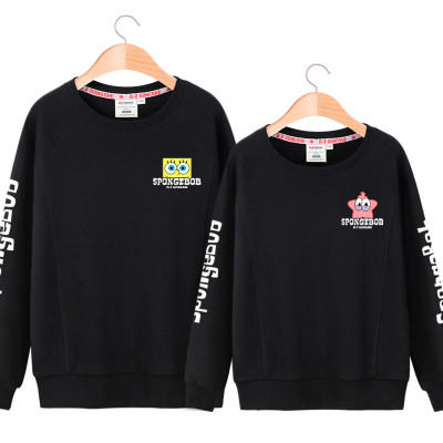 第七公社情侣装秋装2016新款卫衣海绵宝宝套