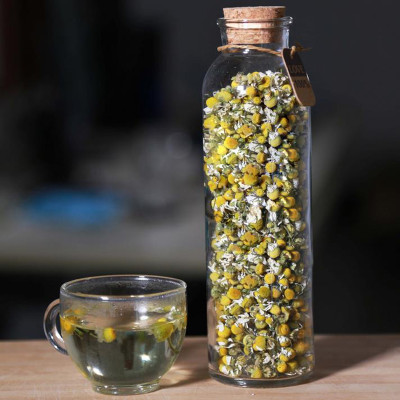 七果果 带瓶德国洋甘菊花茶15g 花草茶 毛茶 洋