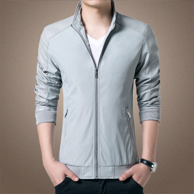 英戈玛2016秋季夹克男中年商务休闲修身薄款