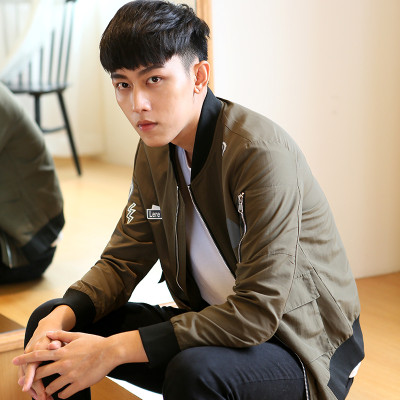 卡哲仕 新款韩版潮流休闲男生外套青少年夹克