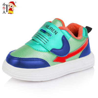 小牛人童鞋2016冬季新品男童软底宝宝鞋1-3岁