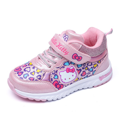 hellokitty女童鞋儿童运动鞋冬季新款女童棉鞋小