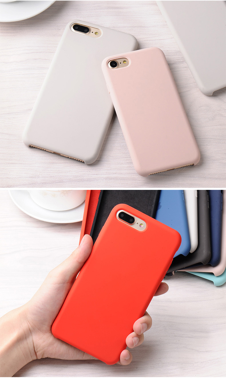 机伴 苹果iPhone7官方原装液态硅胶手机壳 苹