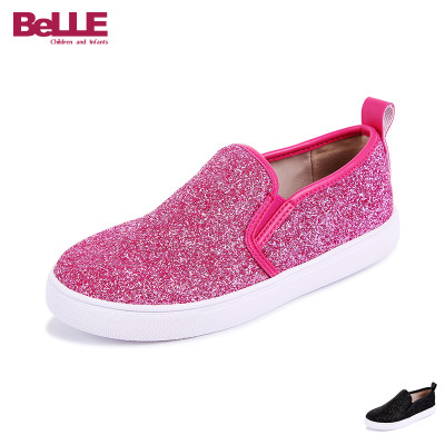 百丽新款休闲鞋女童运动鞋中大童跑步鞋DE01