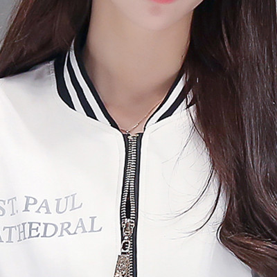 沙漏的舞蹈 2016短外套女时尚文艺印花城堡棒