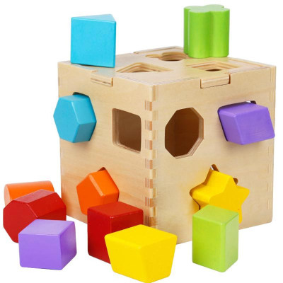 一点木质数字屋智慧屋智力盒形状配对玩具怎么