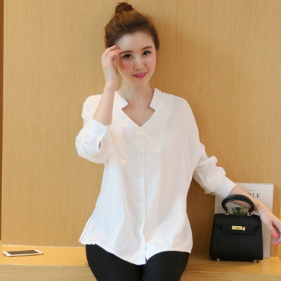 慈颜CIYAN孕妇加大码女装夏季韩版宽松白衬衫