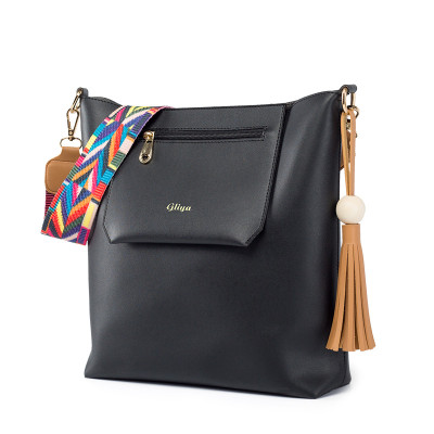 歌莉娅2017新款单肩包女时尚流苏手提包大容