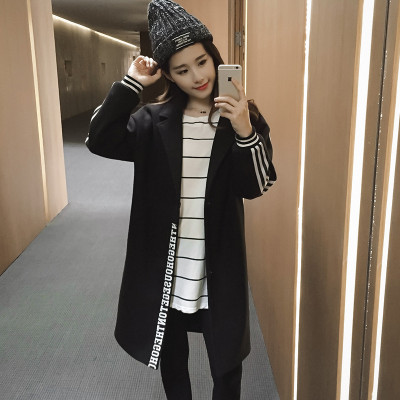 茂烨女大衣女风衣女毛呢大衣女外套女春秋装冬