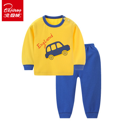 北极绒童装2016新品宝宝内衣套装纯棉男女童