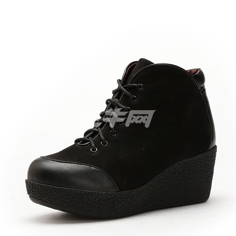 蜜娅莉miyayami mg牛皮/羊皮松糕底高帮女鞋 700477