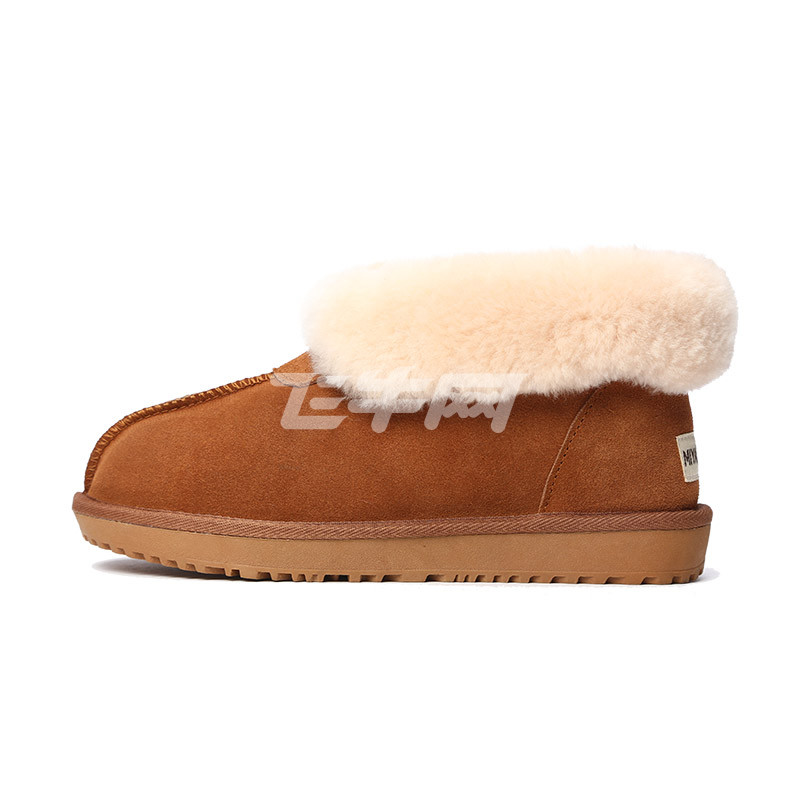 蜜娅莉miyayami雪地靴冬款女款牛绒羊毛低筒保暖雪地靴700876