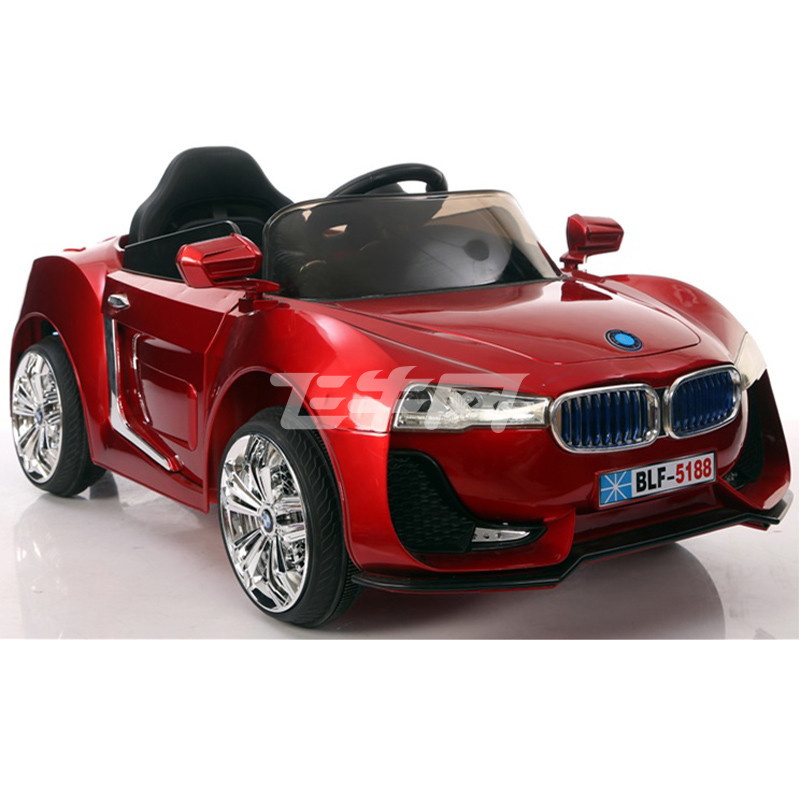 虹乐法拉利儿童电动车四轮双驱遥控可坐男女宝宝玩具电瓶汽车小孩童车