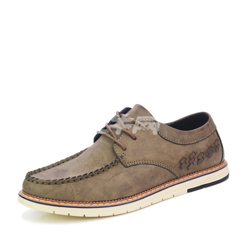 博杜安夏季新款男鞋休闲鞋韩版复古百搭青年低帮系带舒适男子板鞋潮